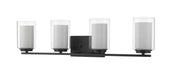 Willow 4 Light 31.5" Vanity in Matte Black