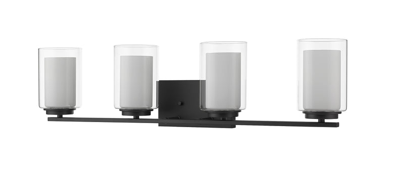 Willow 4 Light 31.5" Vanity in Matte Black