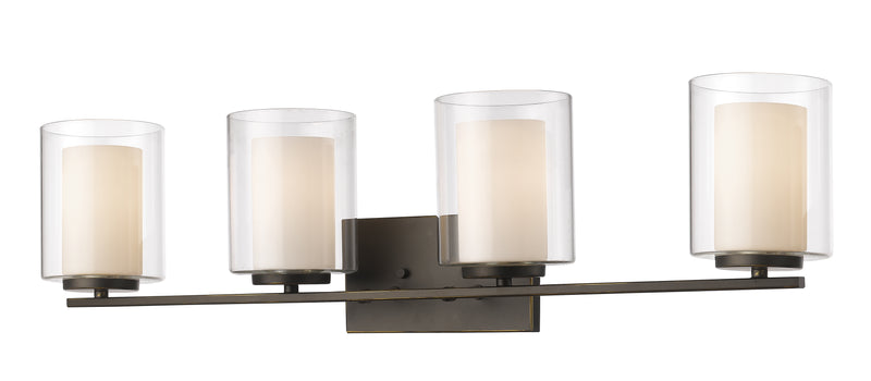 Willow 4 Light 31.5" Vanity in Olde Bronze