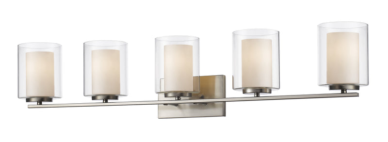 Willow 5 Light 40.5" Vanity in Brushed Nickel