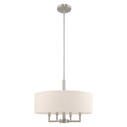 Meridian 4-Light Chandelier in Brushed Nickel