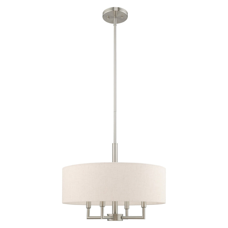 Meridian 4-Light Chandelier in Brushed Nickel