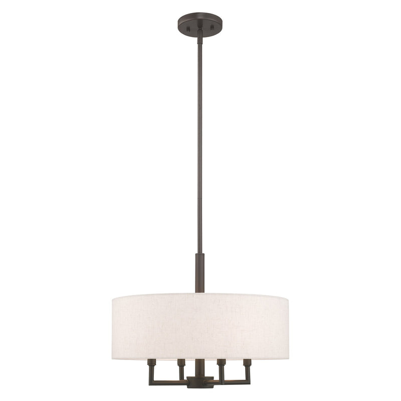 Meridian 4-Light Chandelier in English Bronze