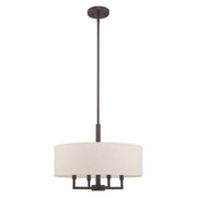 Meridian 4-Light Chandelier in English Bronze