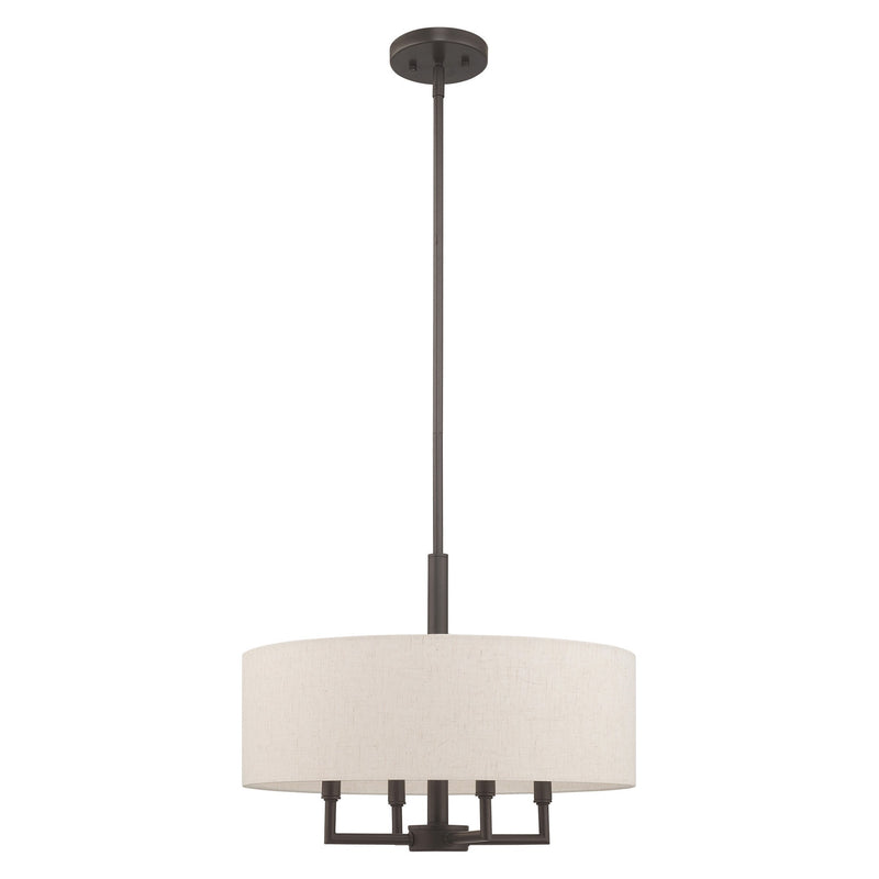 Meridian 4-Light Chandelier in English Bronze