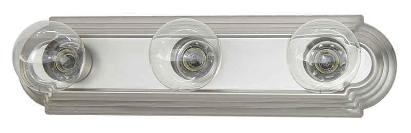 3 Light Vanity in Matte Nickel