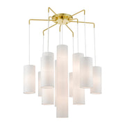 Strathmore 15-Light Foyer Pendant in Satin Brass