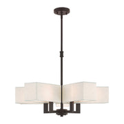 Rubix 5-Light Chandelier in Bronze