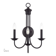 Estate 3-Light Wall Sconce in Bronze