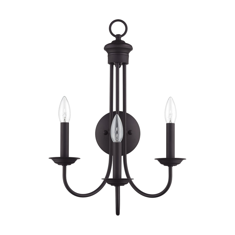 Estate 3-Light Wall Sconce in Bronze