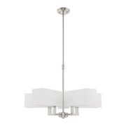 Rubix 5-Light Chandelier in Brushed Nickel