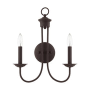 Estate 2-Light Wall Sconce in Bronze