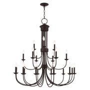 Estate 21-Light Grande Foyer Chandelier in Bronze