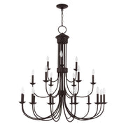 Estate 21-Light Grande Foyer Chandelier in Bronze