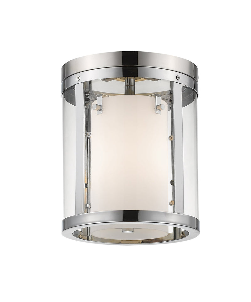 Willow 3 Light 9" Flush Mount in Chrome