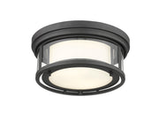 Willow 2 Light 12" Flush Mount in Bronze