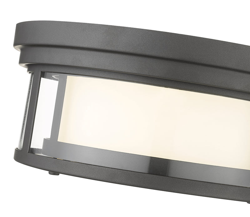 Willow 2 Light 12" Flush Mount in Bronze