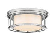 Willow 3 Light 16" Flush Mount in Brushed Nickel