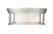 Willow 3 Light 16" Flush Mount in Brushed Nickel
