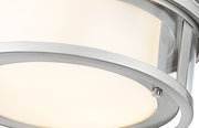 Willow 3 Light 16" Flush Mount in Brushed Nickel