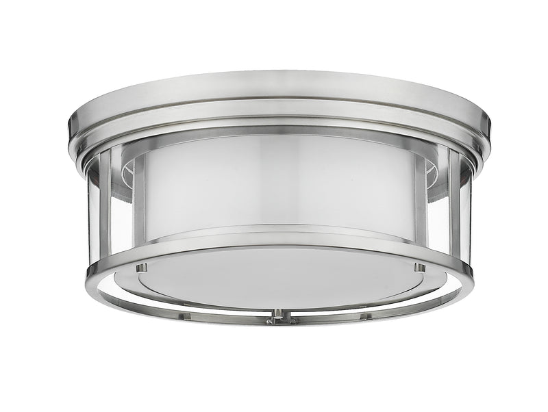 Willow 3 Light 16" Flush Mount in Brushed Nickel