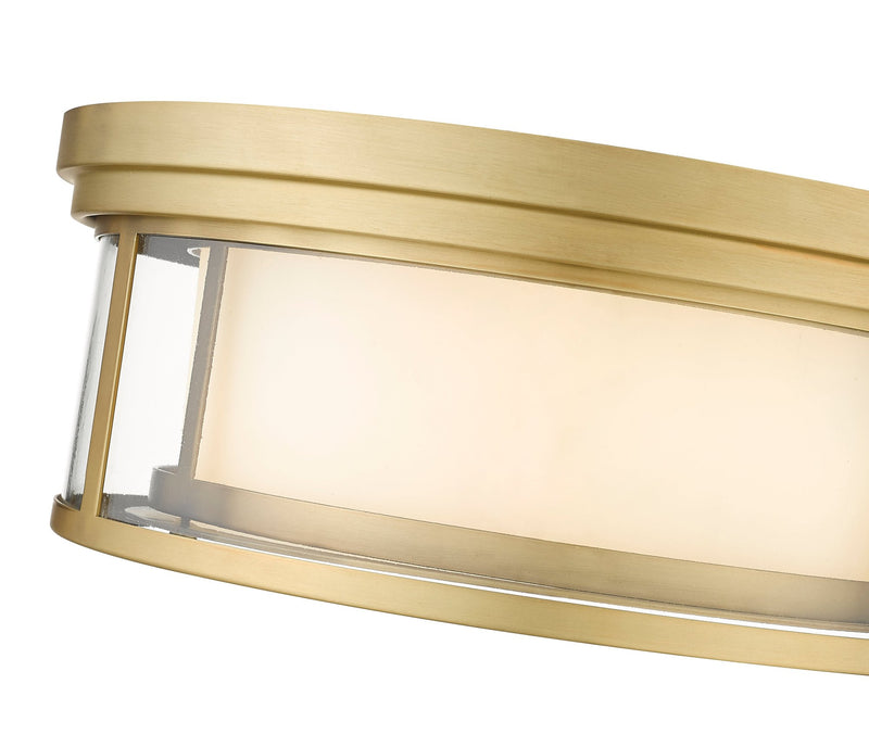 Willow 3 Light 16" Flush Mount in Olde Brass
