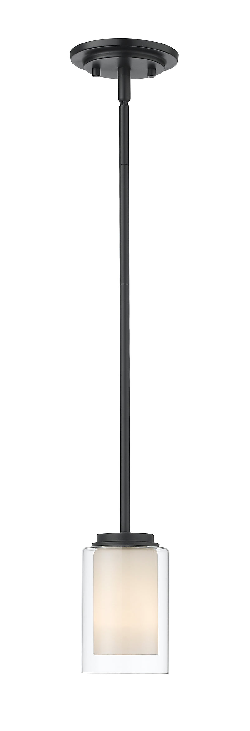 Willow 1 Light 5.5" Pendant in Matte Black