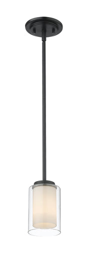 Willow 1 Light 5.5" Pendant in Matte Black