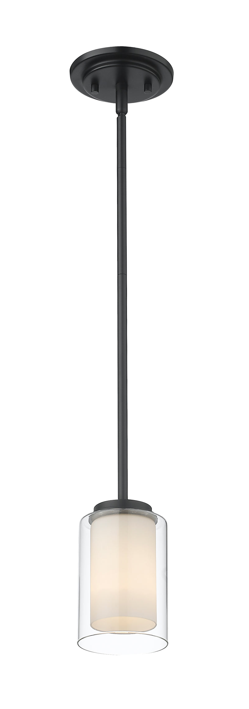 Willow 1 Light 5.5" Pendant in Matte Black