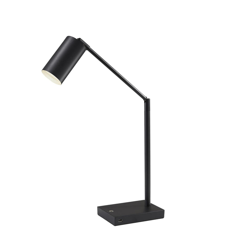 Colby LED Desk Lamp in Black Painted