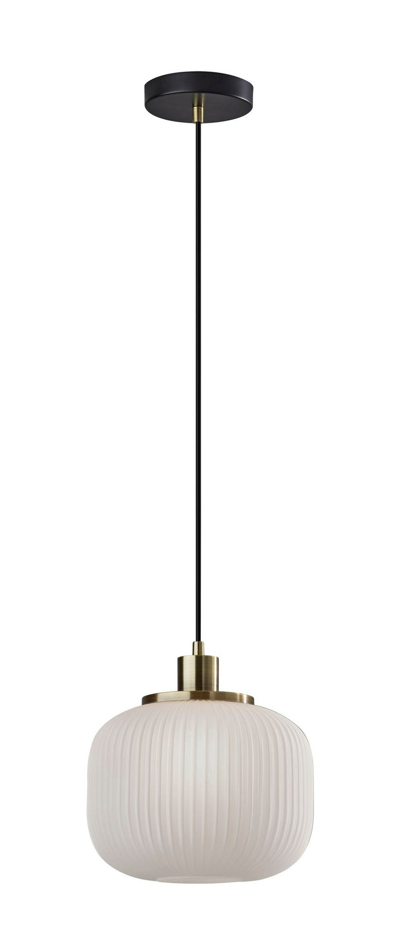 Hazel Mini Pendant in Antique Brass