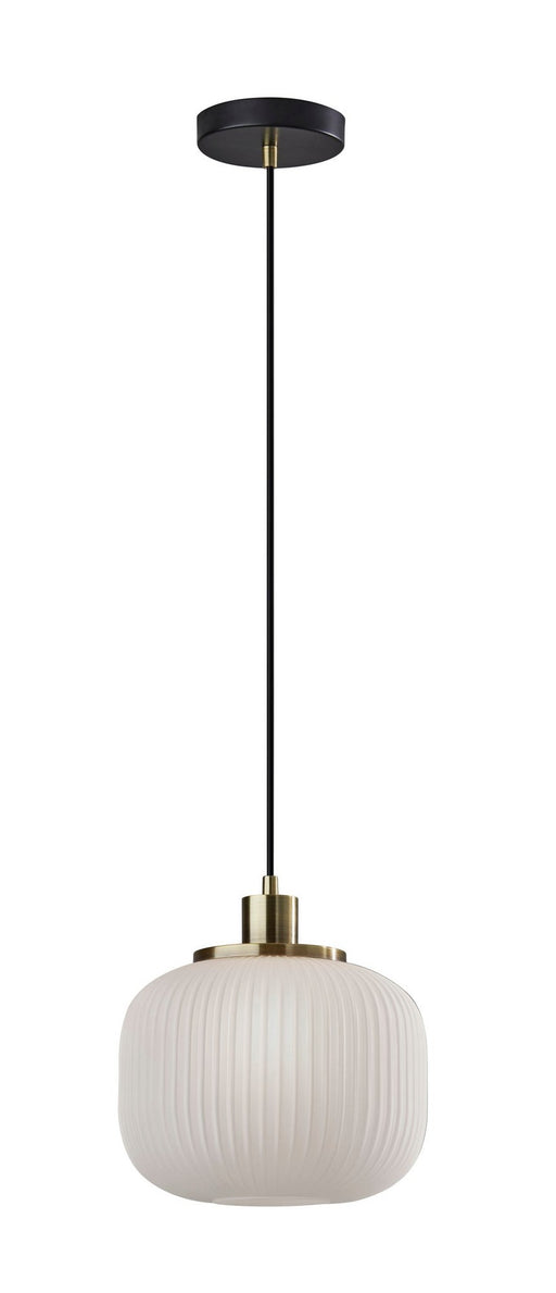 Hazel Mini Pendant in Antique Brass