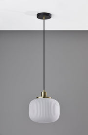 Hazel Mini Pendant in Antique Brass
