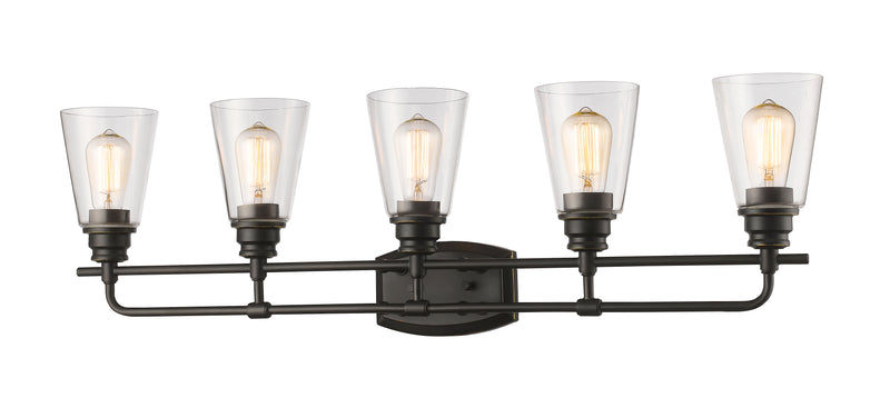Annora 5 Light 36.75" Vanity in Olde Bronze