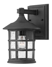 Freeport Small Outdoor Wall Lantern in Black