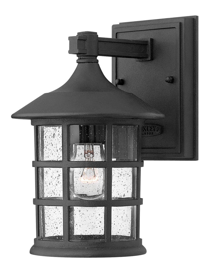 Freeport Small Outdoor Wall Lantern in Black