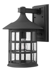 Freeport Large Outdoor Wall Lantern in Black