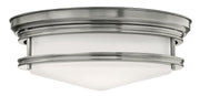 Hadley 3-Light Flush Mount in Antique Nickel