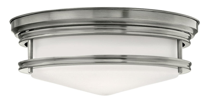 Hadley 3-Light Flush Mount in Antique Nickel