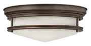 Hadley 3-Light Flush Mount in Oil Rubbed Bronze