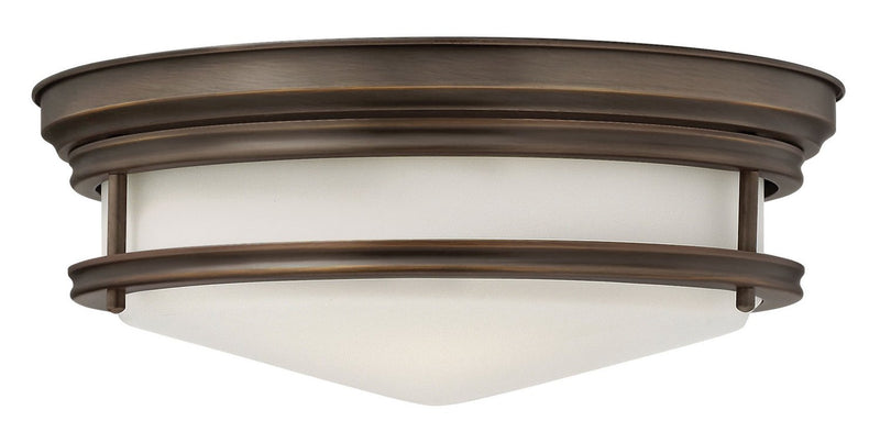 Hadley 3-Light Flush Mount in Oil Rubbed Bronze