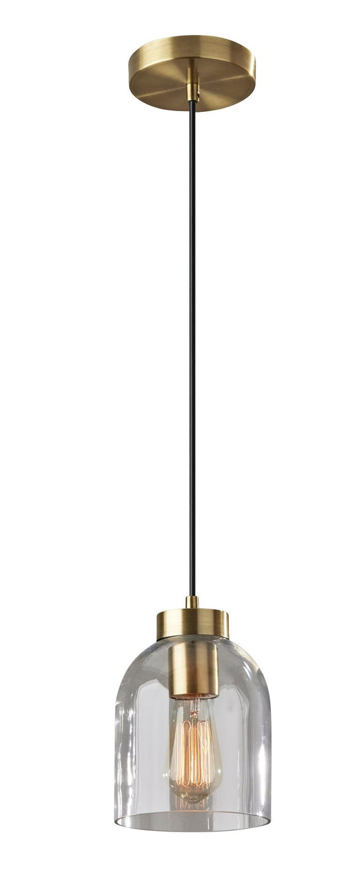 Bristol Mini Pendant in Antique Brass