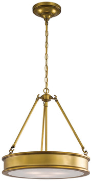 Harbour Point 3-Light Pendant in Liberty Gold