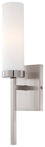 Compositions Wall Sconce in Brushed Nickel