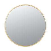 Varaluz Casa 30" Round Wall Mirror in Gold