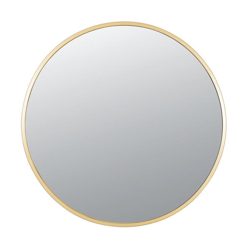 Varaluz Casa 30" Round Wall Mirror in Gold