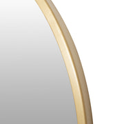 Varaluz Casa 30" Round Wall Mirror in Gold