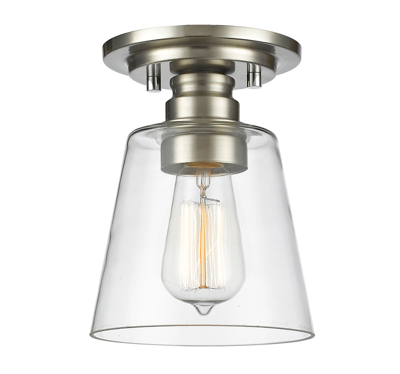 Annora 1 Light 7" Flush Mount in Brushed Nickel
