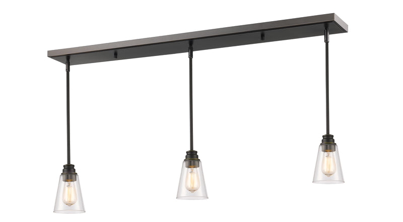 Annora 3 Light 47.5" Linear Pendant in Olde Bronze
