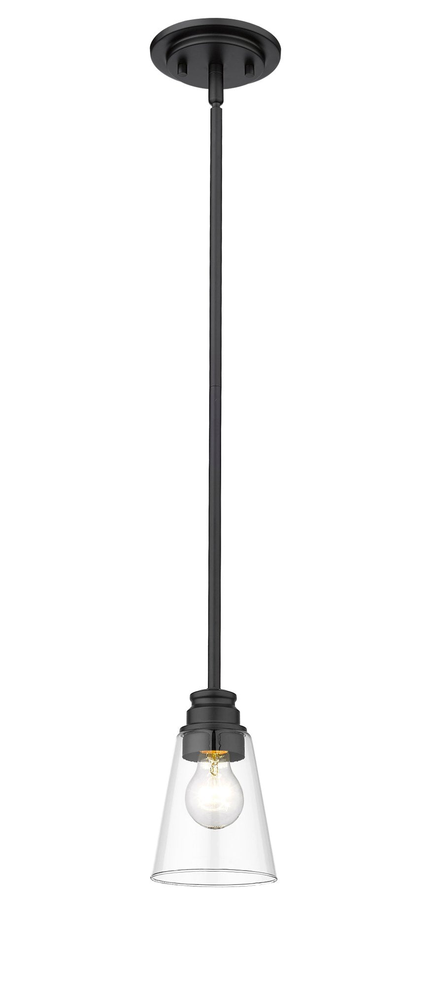 Annora 1 Light 5.5" Pendant in Matte Black